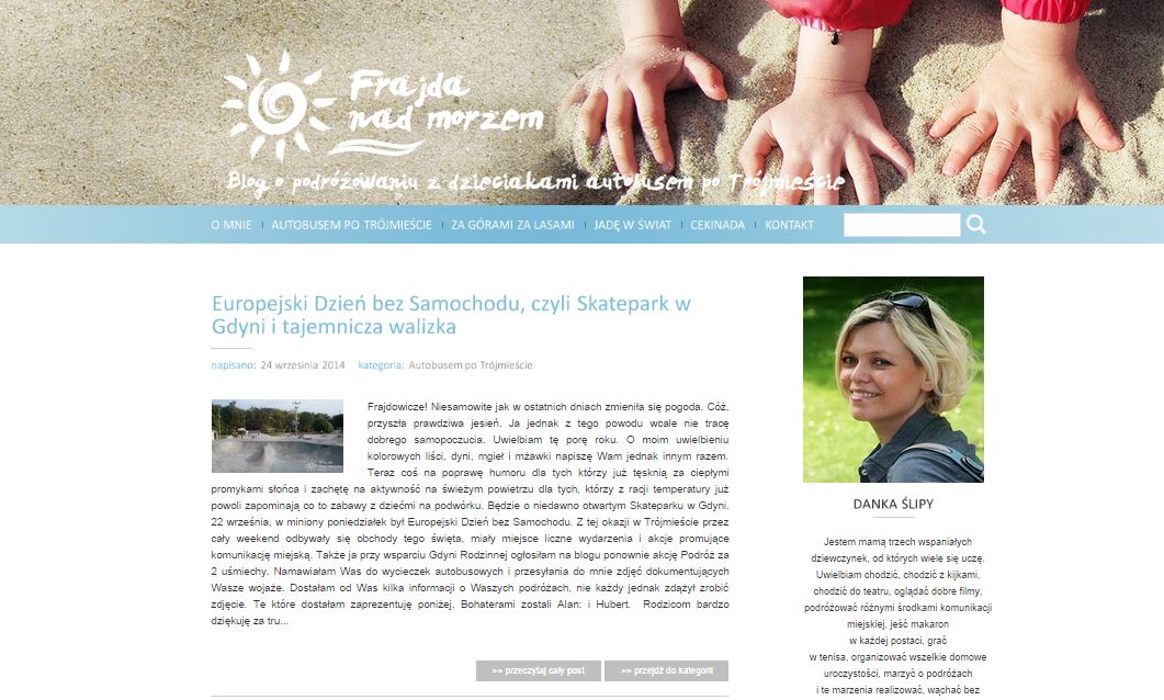 Blog Forum Gdańsk 2014 - ogłoszenie wyników konkursu Blog of Gdańsk 2014 Czytelników