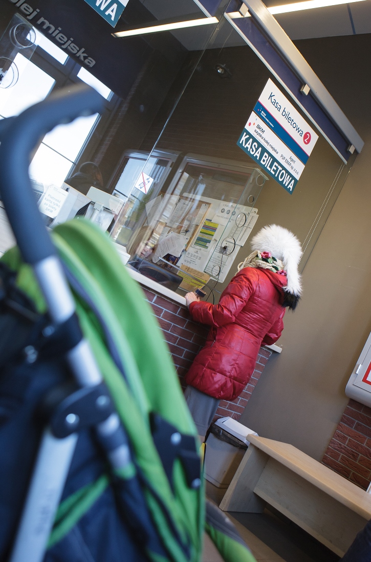 Z autobusem na sesji zdjęciowej - Gdańsk