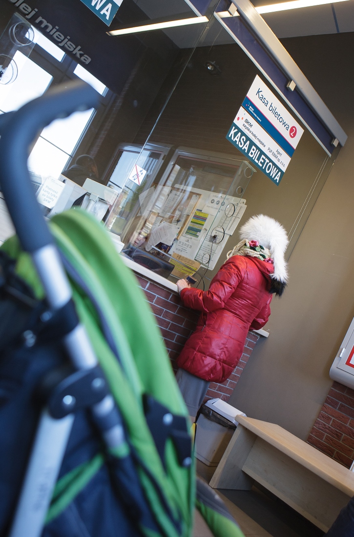 Z autobusem na sesji zdjęciowej - Gdańsk