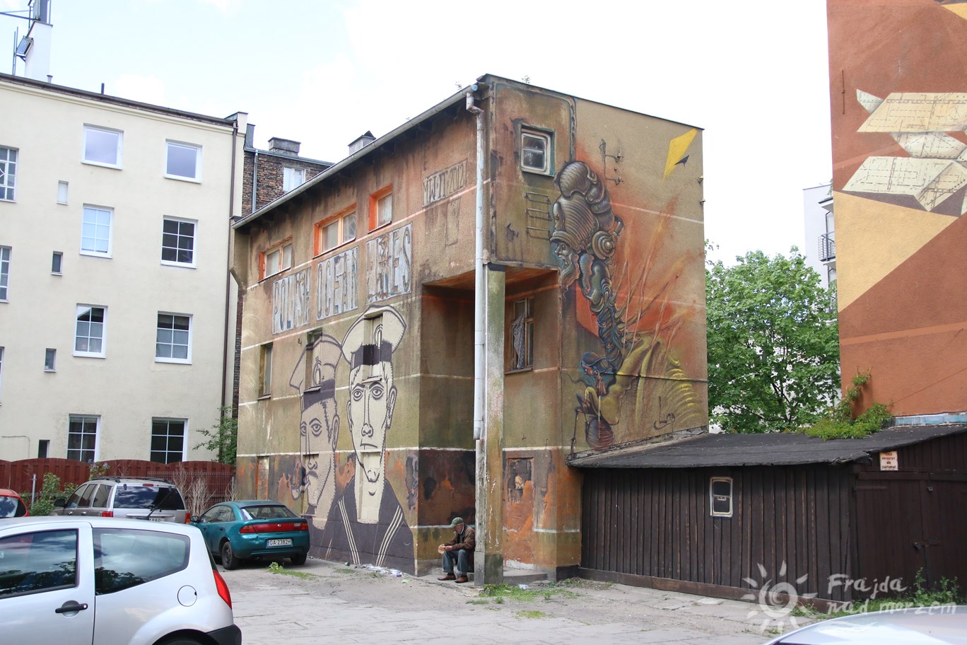 Gdyński mural - Krik Konga i Lump