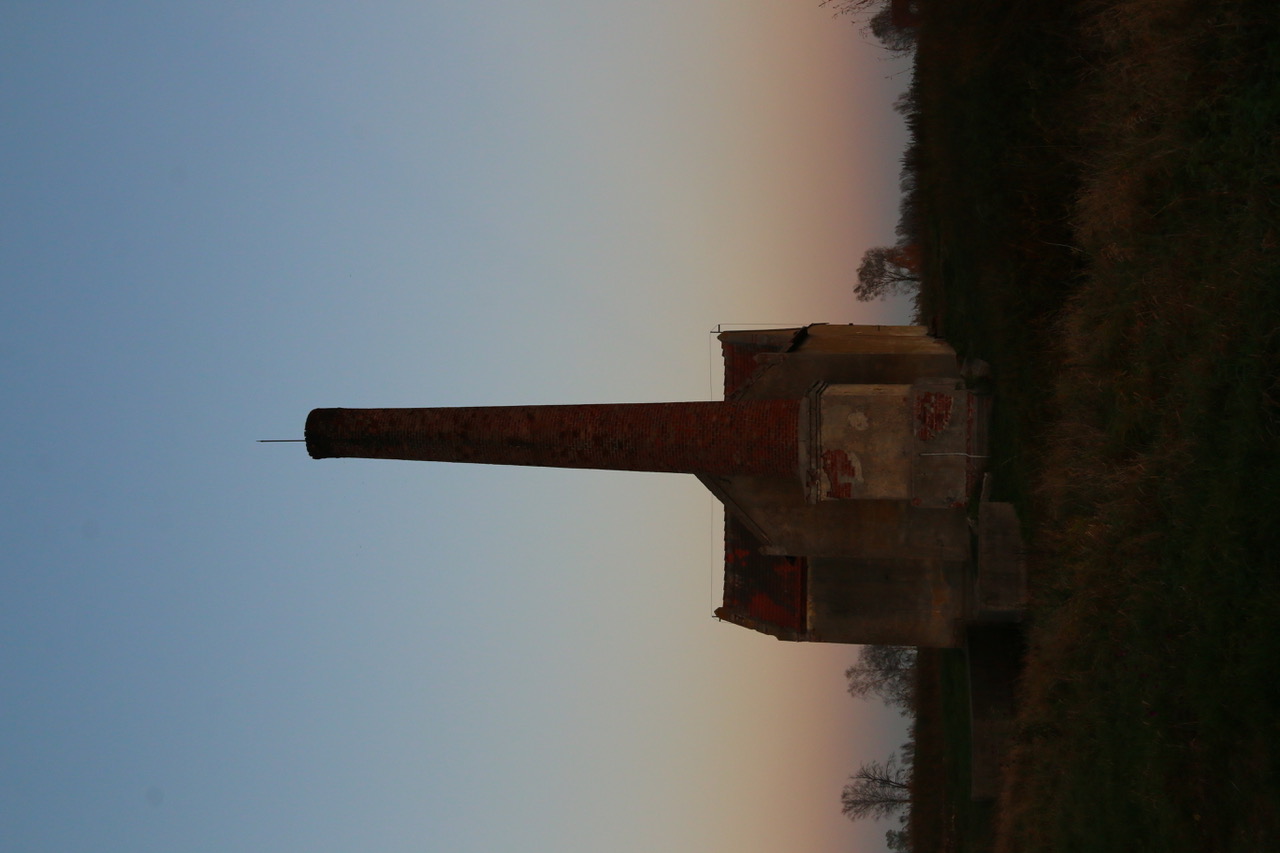 Żuławy - pompa parowa w Różanach